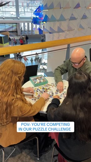 Calling all puzzle ringers: We’ve got an event for you 🧩🤔 Gather your team of problem solvers to put your puzzling prowess to the test 🤨 Race to complete an official Ravensburger puzzle, with prizes for the fastest finishers and plenty of joyful (ok, maybe a little stressful?) community building along the way. Whether you’re a seasoned puzzler or just love a good challenge, this event is a perfect way to spend the day finding peace by piece. Ticket includes museum admission and an Omnitheater