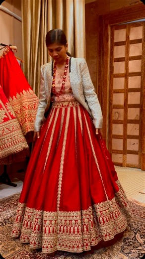 FLT India on Instagram: "A live trial of FLT lehenga"