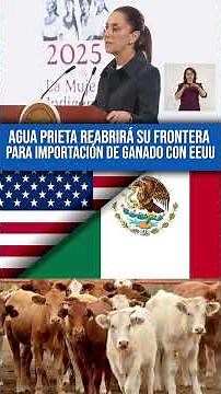 Agua Prieta will be the first municipality to reopen its border with the US to Mexican cattle.