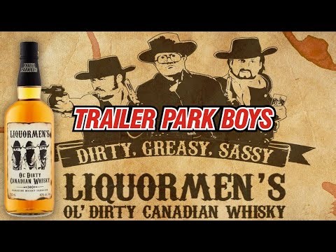 The Trailer Park Boys Liquormen's Old Dirty Canadian #whisky Signed Bottle Review #unboxing #review