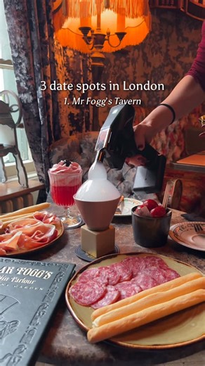 3 cozy date spots in London 🤍✨ 1. Mr Fogg’s Tavern 🎩 A 19th-century Victorian cocktail bar filled with quirky curiosities and 200 gins. 2. Broadwick Soho 🍝 An intimate, stylish spot serving Italian food, complete with a chic Flute Bar upstairs that’s ideal for a post-dinner drink. 3. Gordon’s Wine Bar 🍷🕯️ London’s oldest wine bar, tucked underground in candlelit vaults - rustic, intimate, and one of the city’s most atmospheric places for a cozy date. #londonrestaurant | Gioacchino russo