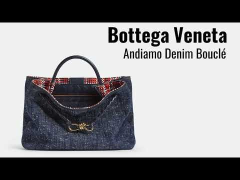 Bottega Veneta Andiamo Denim Bouclé