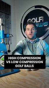 Low compression golf balls vs high compression golf balls. What does the data say? #golfballs #golftest | Golf Monthly