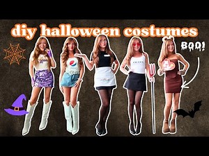 7 DIY Halloween Costume Ideas with OR without a Cricut 🎃 | SO EASY!