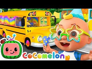 Wheels on the Birthday Bus!!🥳 | Cocomelon | Kids Cartoons & Nursery Rhymes | Moonbug Kids