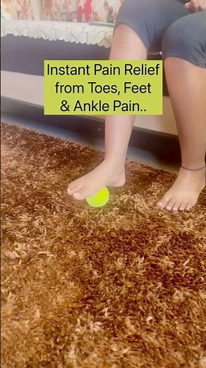 6 Most Effective Yoga Exercises for Toes,Feet & Ankle Pain Relief #instantpainrelief