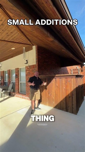 Small patio additions