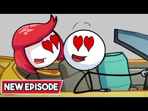 The Henry Stickman Gameplay - STELL THE CAR - HENRY AND ELLIE LOVE KISS - NEW EPISODE 6