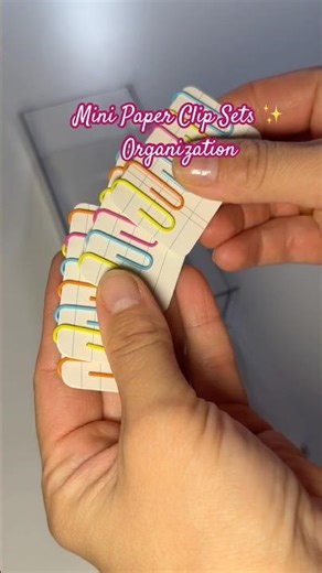 Mini Paper Clip Sets ✨ Organization #paperclips
