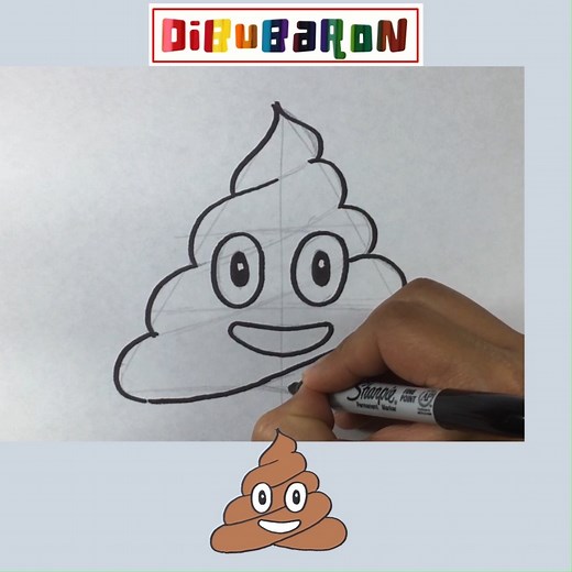 11K views · 125 reactions | como dibujar una caca | Dibujos faciles | DibuBaron | Facebook