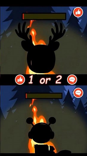 Choose 1 or 2: 99 Nights in the Forest #99nightintheforest #99nights #roblox