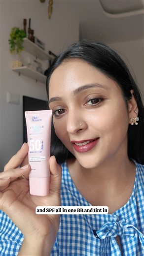 Blue Heaven BB & Tint Review | SPF 50 PA++++ Glow Test✨#ad #blueheaven #blueheavencosmetics #makeup