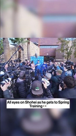 Shohei Ohtani’s first day at Dodgers Spring Training!