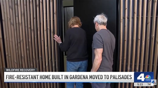 Cover | @nbcla covered the first ground-up homeowner fire rebuild in Pacific Palisades. Watch Sue and her family tour their newly completed home... | Instagram