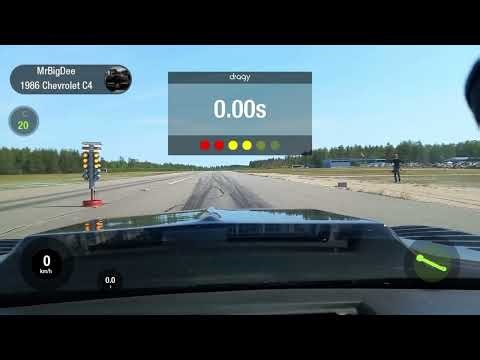 Corvette C4 Procharger 1/4 mile