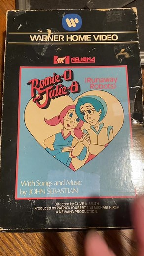 Do you have this VHS tape? #Animation #1979 #Thriftstore #cartoons #droids #robots #romeo and #juliette #julie-8 #obscure
