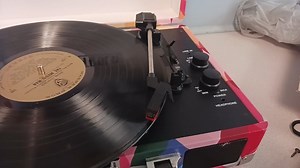 Victrola Suitcase turntable blinking, clicking, and stuttering. I didn't drop or bang it recently. Is this fixable? I just bought 30 dollars of vinyl records.