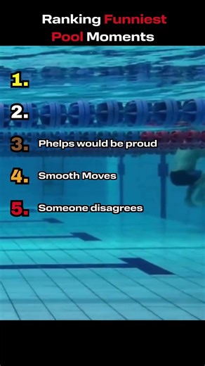 Ranking the Funniest Pool Fails #shorts #funny #fail