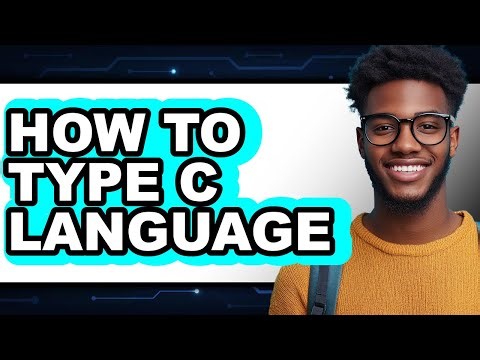 How to Type C Language - Step by Step