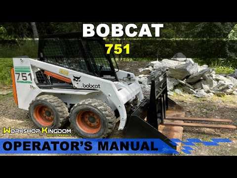 BOBCAT 751 Operator's Maintenance User Manual - ENGLISH - Download PDF