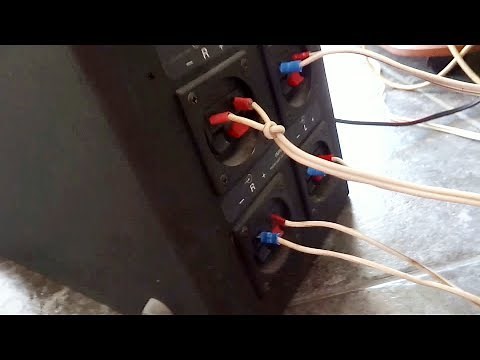 How to connect Bose acoustimass 5 series speakers