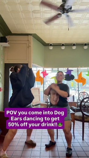 Another dance day here at Dog Ears… this time was 90s hip-hop.. sooo thank you everyone who came in and busted a move!! We had a great day- saved the best dance for last😉💽🔊🐸 see you next month for another one.. | Dog Ears Bookstore & Cafe