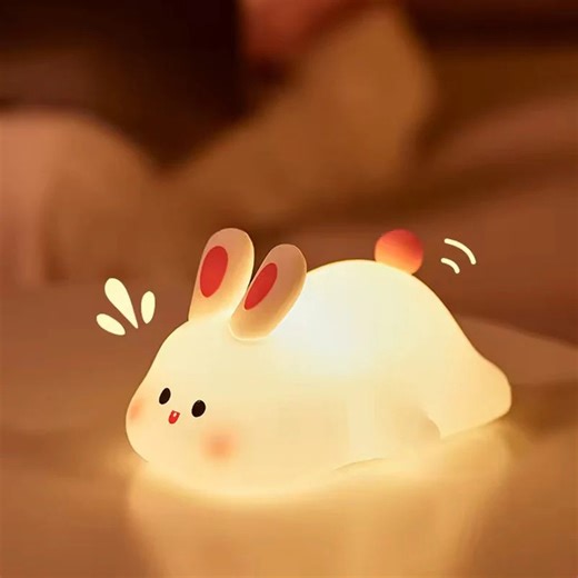 11K views · 419 reactions |  Adorable Rabbit Bunny Night Lamp – USB...