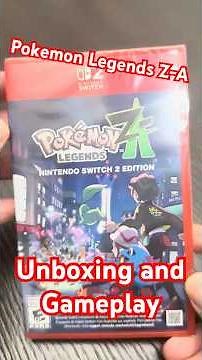 Pokemon Legends ZA Unboxing & Gameplay | Nintendo Switch 2