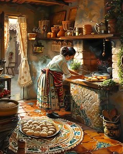 Rustic Mexican Kitchen Print, Cocina Artwork, Mexican Restaurant Decor - Etsy