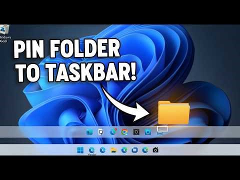 How to PIN Folder to Taskbar Windows 11 PIN Folders to Taskbar