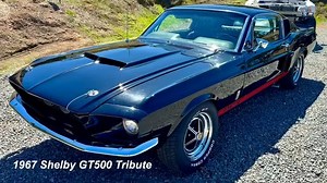 1967 Ford Mustang Fastback 🐍 Shelby GT500 Tribute Less than 350 miles on entire restoration •351W stroked to 420 cubic inches (Reportedly over 430 Horsepower) •AFR Renegade Aluminum Heads •Performance Camshaft •Aluminum Intake Manifold •Holley 750cfm Carburetor •Electronic Ignition •Champion Aluminum Radiator •Power 4 Wheel Wilwood Disc Brakes •Slotted and Drilled Rotors •Braided Brake Lines •Front & Rear Borgeson Power Steering System •Tremec TKX 5 Speed Manual Transmission •Custom High Speed 