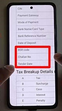 BSR Code | Challan Number | Download Challan #moneynestbyvarunsingh