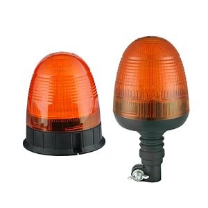 [Hot Item] Amber 12V 24V DIN Flexible Pole Mining Truck Rotator Strobe Lamp LED Flashing Beacon Light