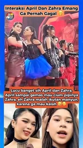 Momen Lucu Saat April Gemas Dan Zahra Ikutan Manyun 😍 #zahrada7 #aprilda7 #indosiar