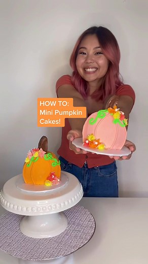 Mini Pumpkin Cakes Tutorial