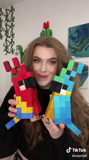 Creating a Life-Sized Minecraft Parrot Replica!