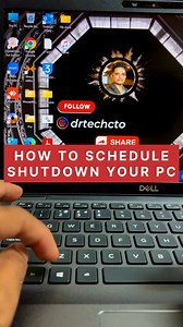 How to schedule shutdown your pc 🖥️ || #computer #window11 #tech #laptop #computertips #laptoptips #technology #pctipsandtricks #shorts #reelindia #reels #pctips #india | Techoilyas