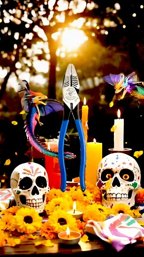 En estas fechas recordamos a quienes construyeron con sus manos. Su legado vive en cada herramienta. 🕯️. #diademuertos #altar #kleintools #construccion | Klein Tools México
