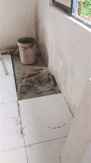wet pack process ng tiles setting. hindi uso samin ang dry pack #fbviralpost2025シ #contentmonitezation #notocopyrightinfringementintendedmusicbelongstotherightfulowner #allaroundskilled #TilesInstallation | Ablona Bennie