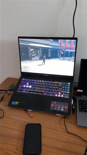 GTA V at 180+ FPS 😱 Ultra Settings on RTX 4050 (MSI Sword 16 HX) 🔥 #shorts #gta5 #msi