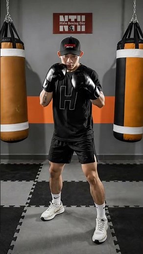 This Boxing Stance Is Too Wide #hienboxingday #boxingtips #footwork #beginnerboxing