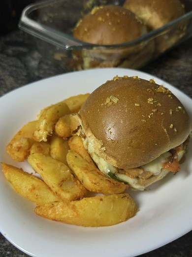 Crispy Chicken Sliders with Royco Flavor