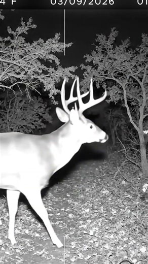 massive buck caught on trail cam #trailcam #wildlife #deer