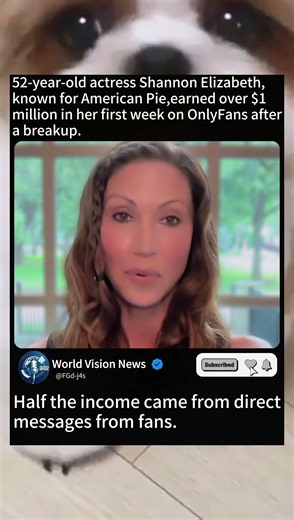 Shannon Elizabeth Earned $1M On OF In One Week #hollywoodnews #celebritygossip