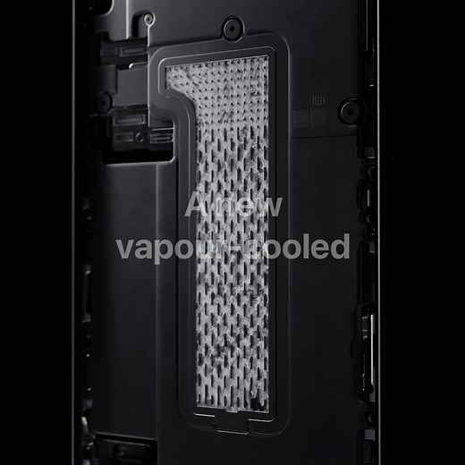 iPhone 17 Pro is vapour-cooled for lightning-fast performance. | Apple
