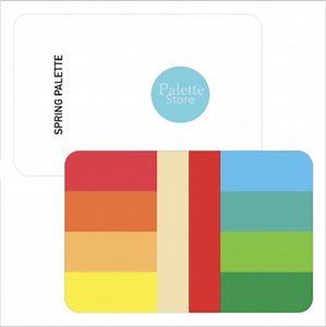 Spring Seasonal Color Palette Card – Pocket-sized Reference - Etsy