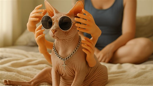 When your cat has more style than you