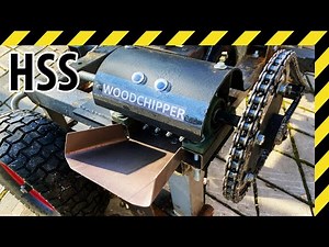 Simple Wood Chipper and Log Splitter DIY
