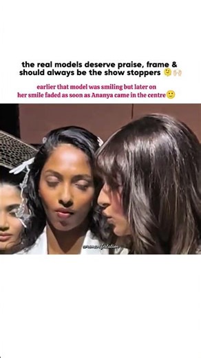 the way her smile faded..🙂💔 | #bollywood #fypシ #viral #trending #ananyapandey #modelling