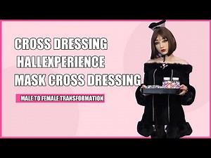 Go to the cross-dressing museum to experience a cross-dressing wearing a human skin mask